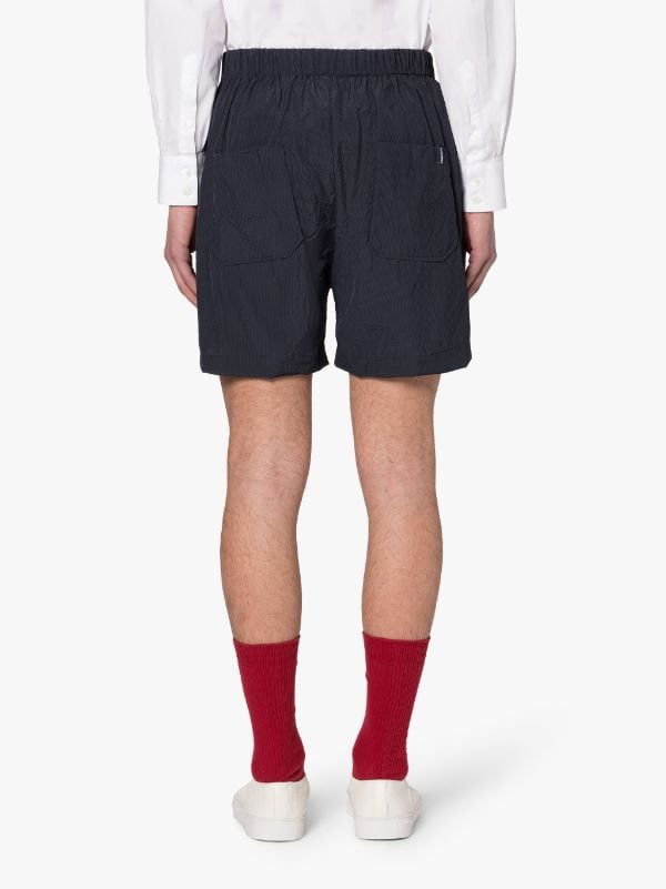 CAPTAIN Navy Seersucker Shorts