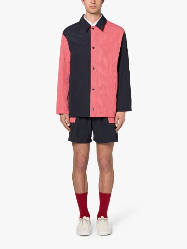 CAPTAIN Navy Seersucker Shorts