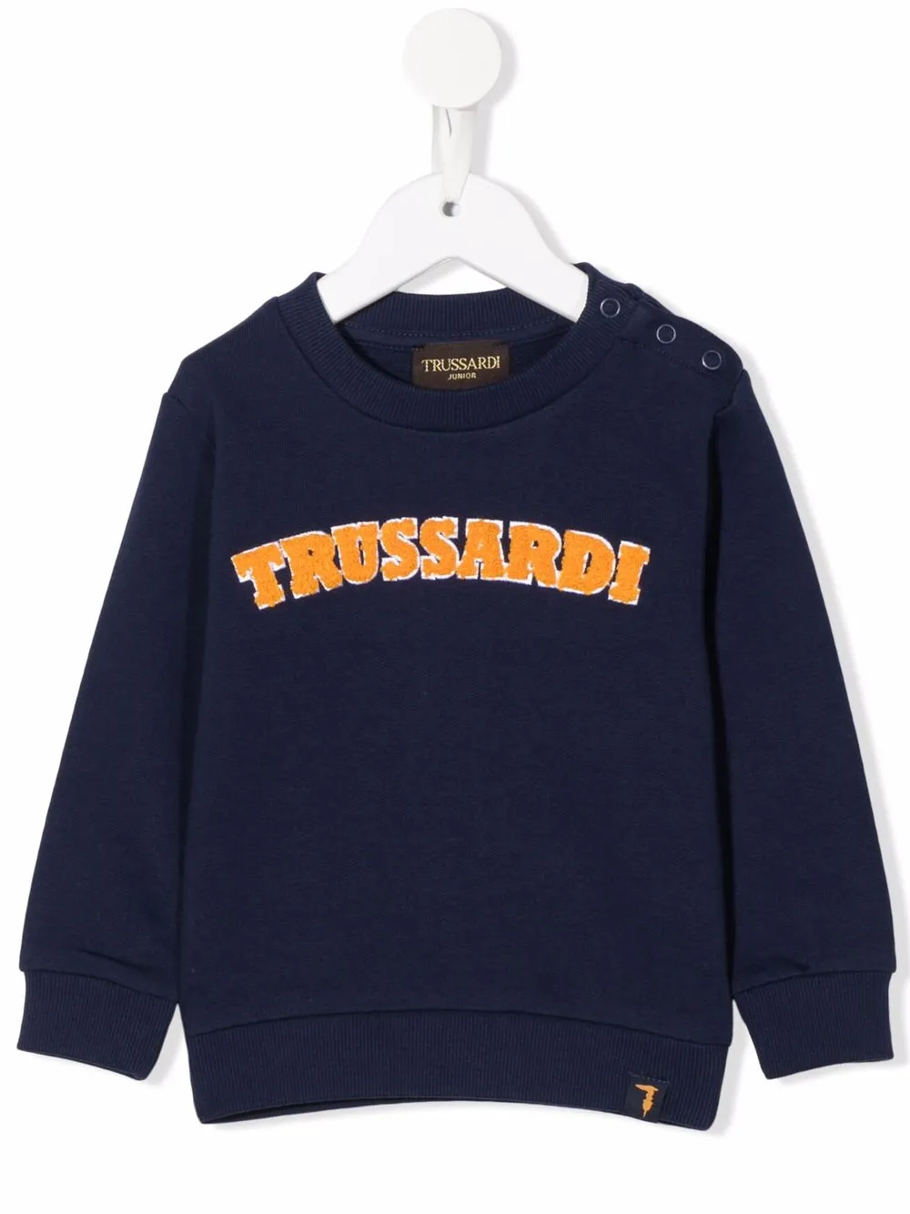 

TRUSSARDI JUNIOR sudadera con logo - Azul