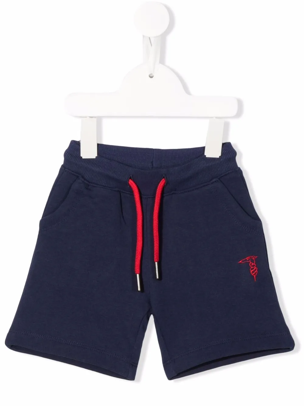 

TRUSSARDI JUNIOR shorts con logo bordado - Azul