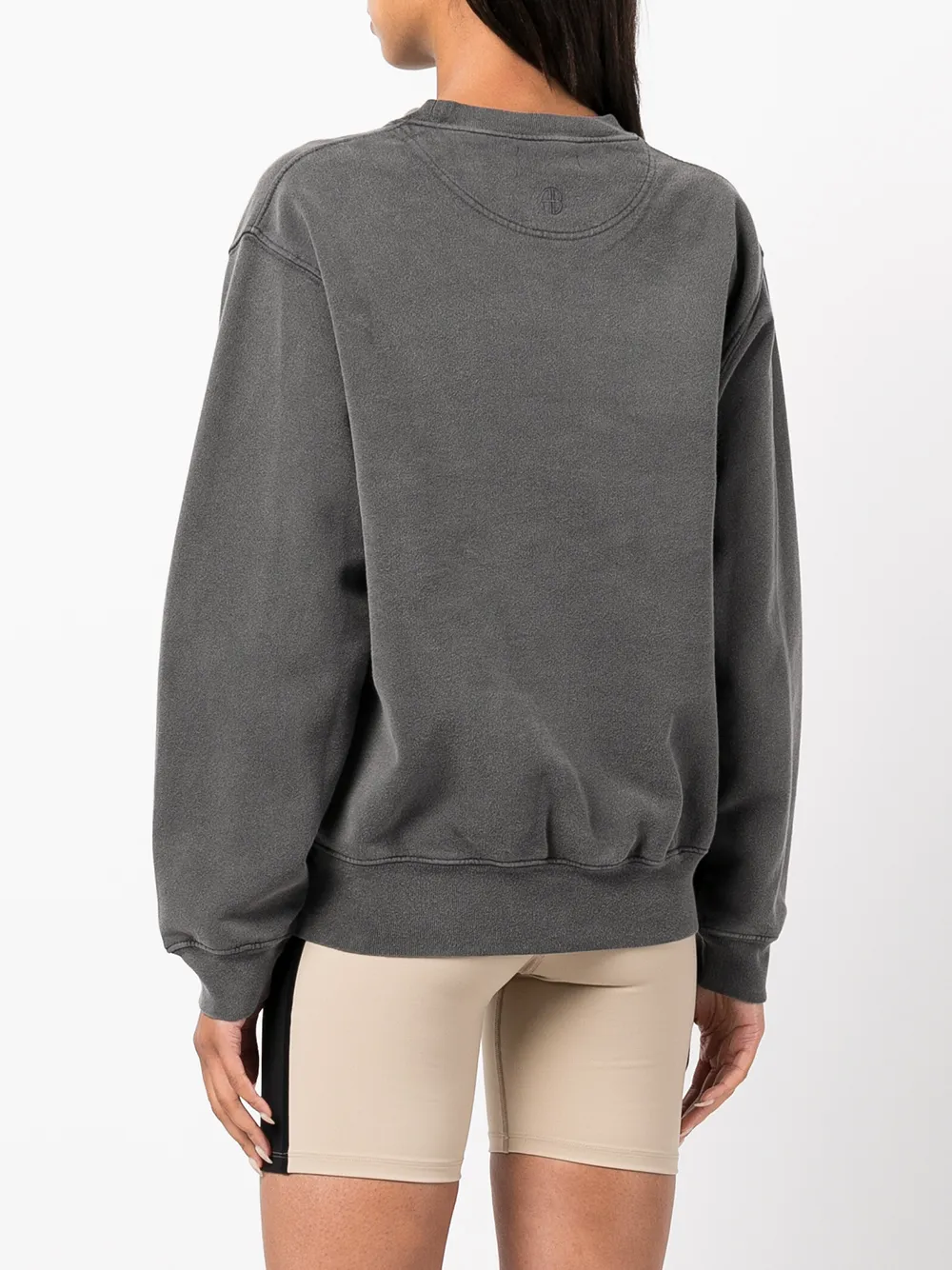 ANINE BING Ramona New York University Sweatshirt Grey FARFETCH IE