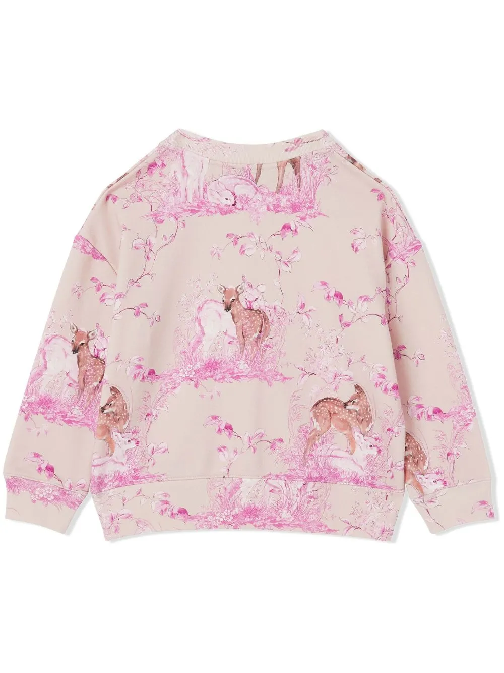 Burberry Kids Sweater met print - Roze