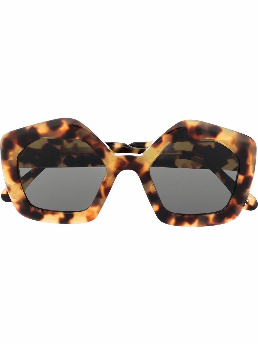 

Retrosuperfuture tortoiseshell-effect square-frame sunglasses - Neutrals