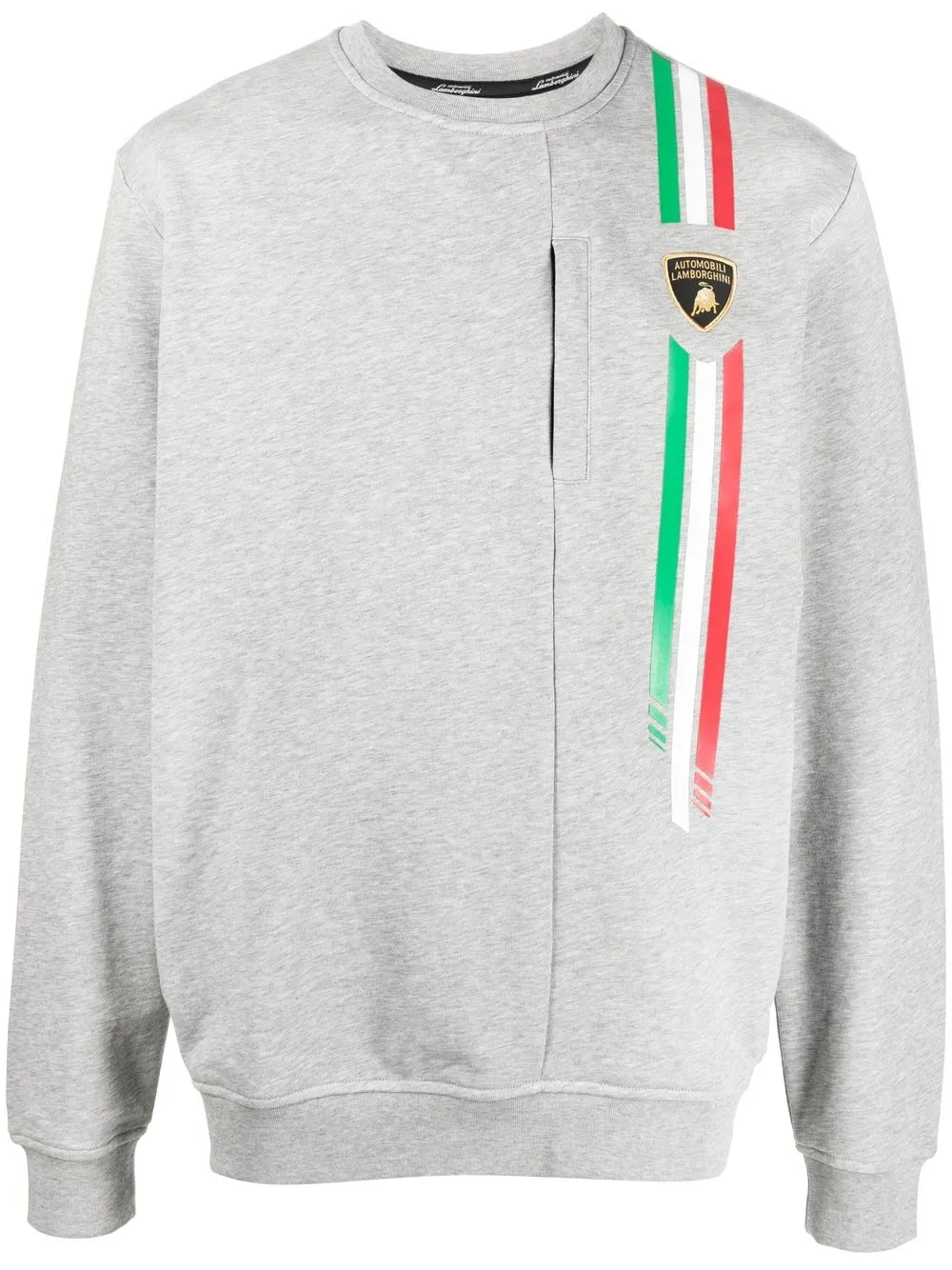 

Automobili Lamborghini logo-patch cotton sweatshirt - Grey
