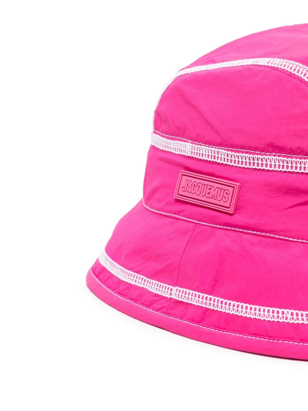 Jacquemus Vissershoed met logopatch Roze