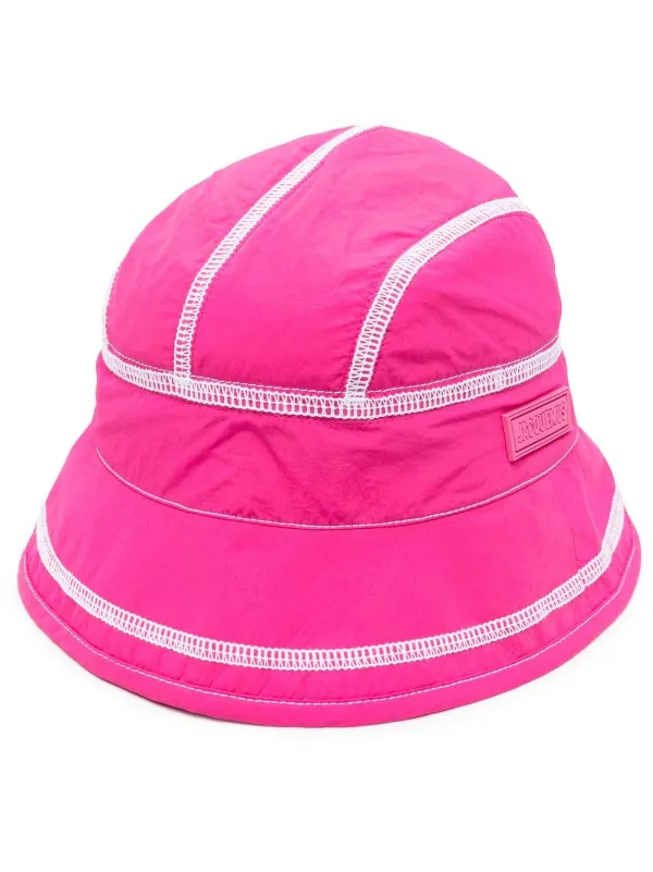 Jacquemus logo-patch Bucket Hat - Farfetch