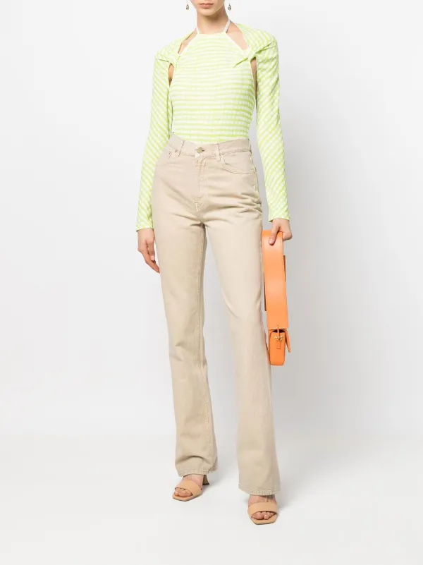 Jacquemus チェック ボディスーツ | グリーン | FARFETCH JP