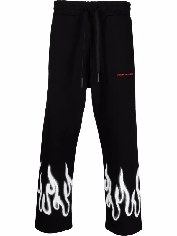 Vision Of Super flame-print Cotton 
