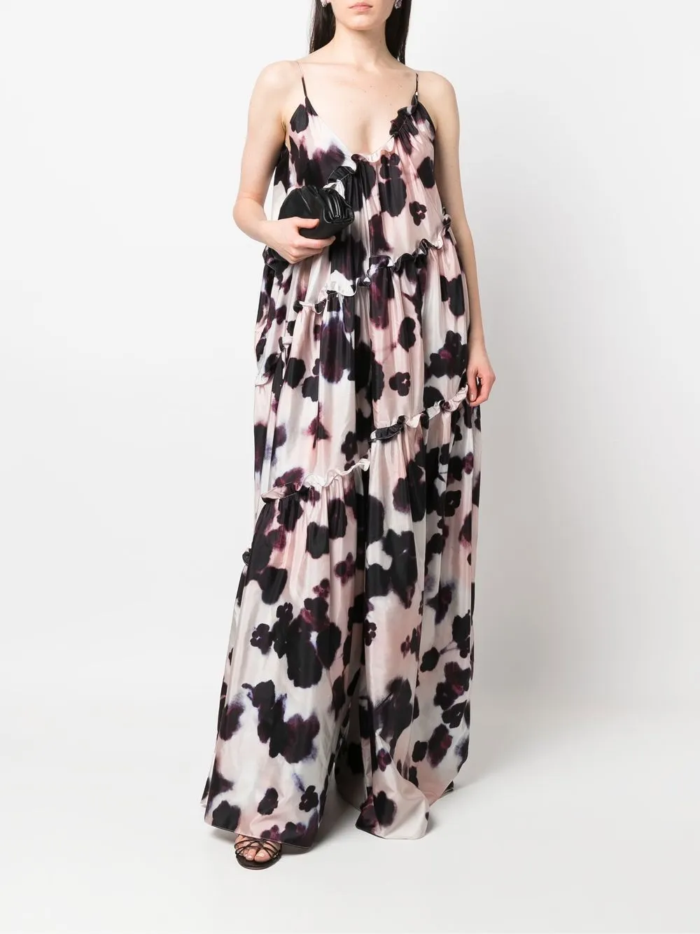 Del Core Jumpsuit met abstracte print - Roze