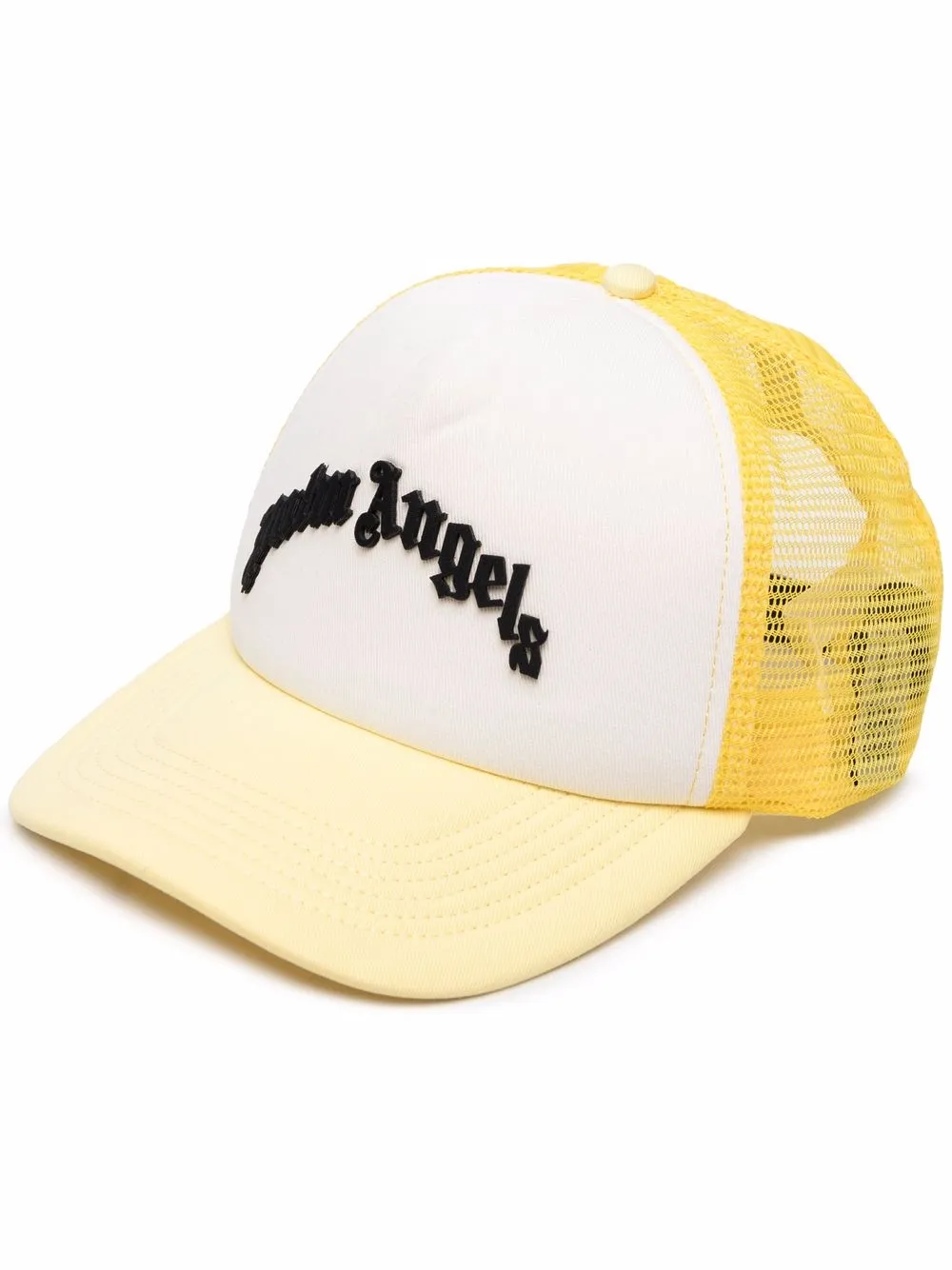 

Palm Angels gorra de malla con logo estampado - Amarillo