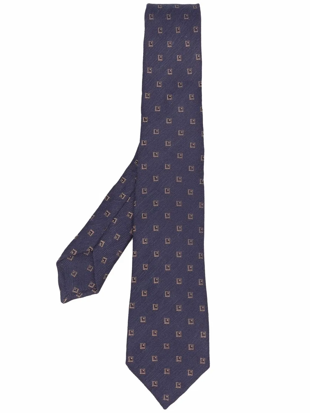 

Barba mascada con estampado gráfico - Azul