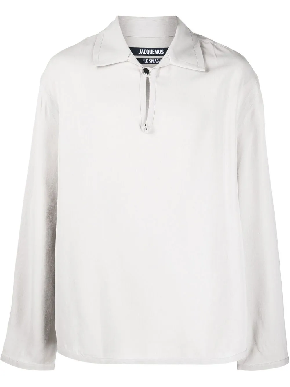 

Jacquemus camisa con cuello italiano - Gris