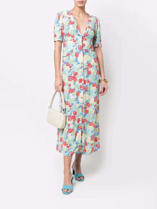 Rixo Jackson floral-print Midi Dress 
