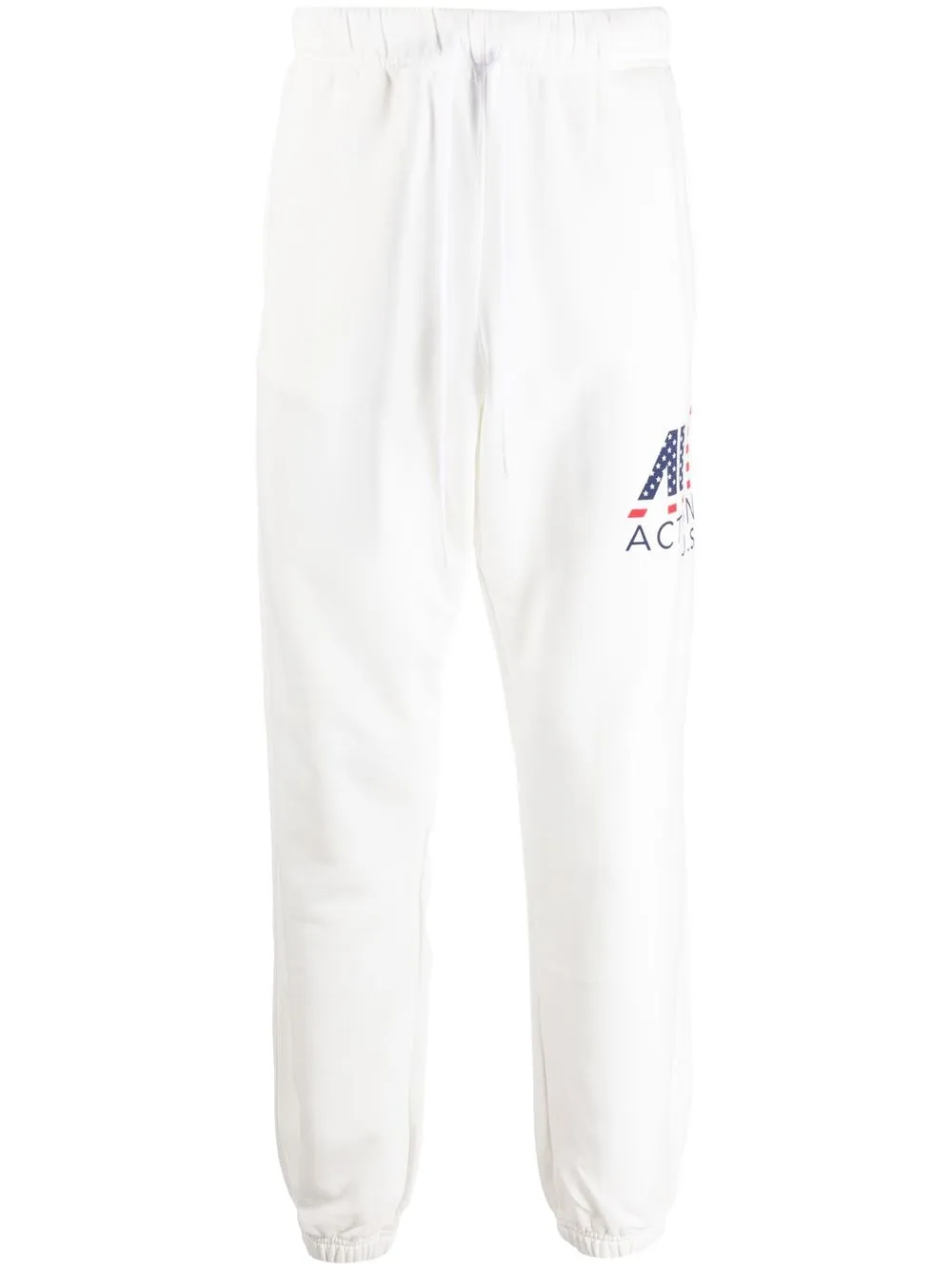 

Autry logo-print cotton track-pants - White