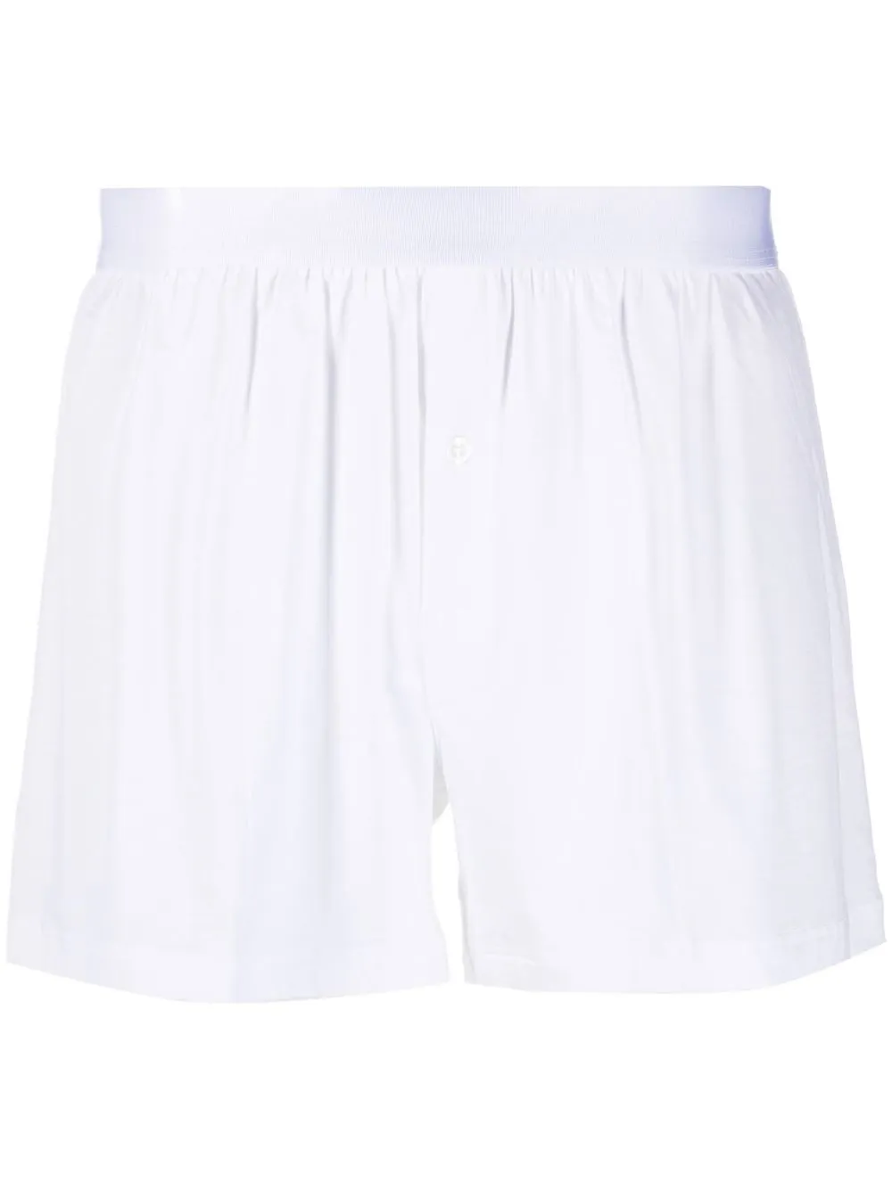 Cdlp Logo-waist Button-detail Boxer Briefs In White