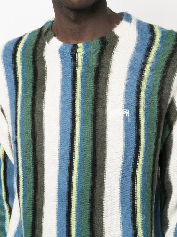Stüssy stripe-knit Jumper - Farfetch