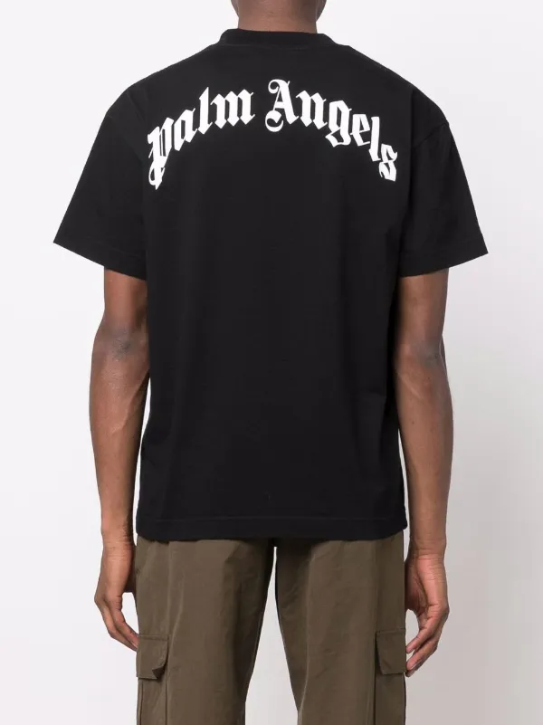 Palm Angels crocodile-print Cotton T 