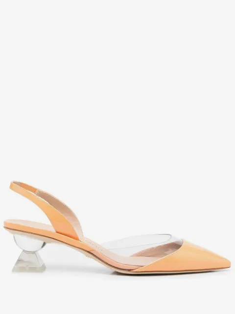 Stuart Weitzman Lucite Sculpt pumps