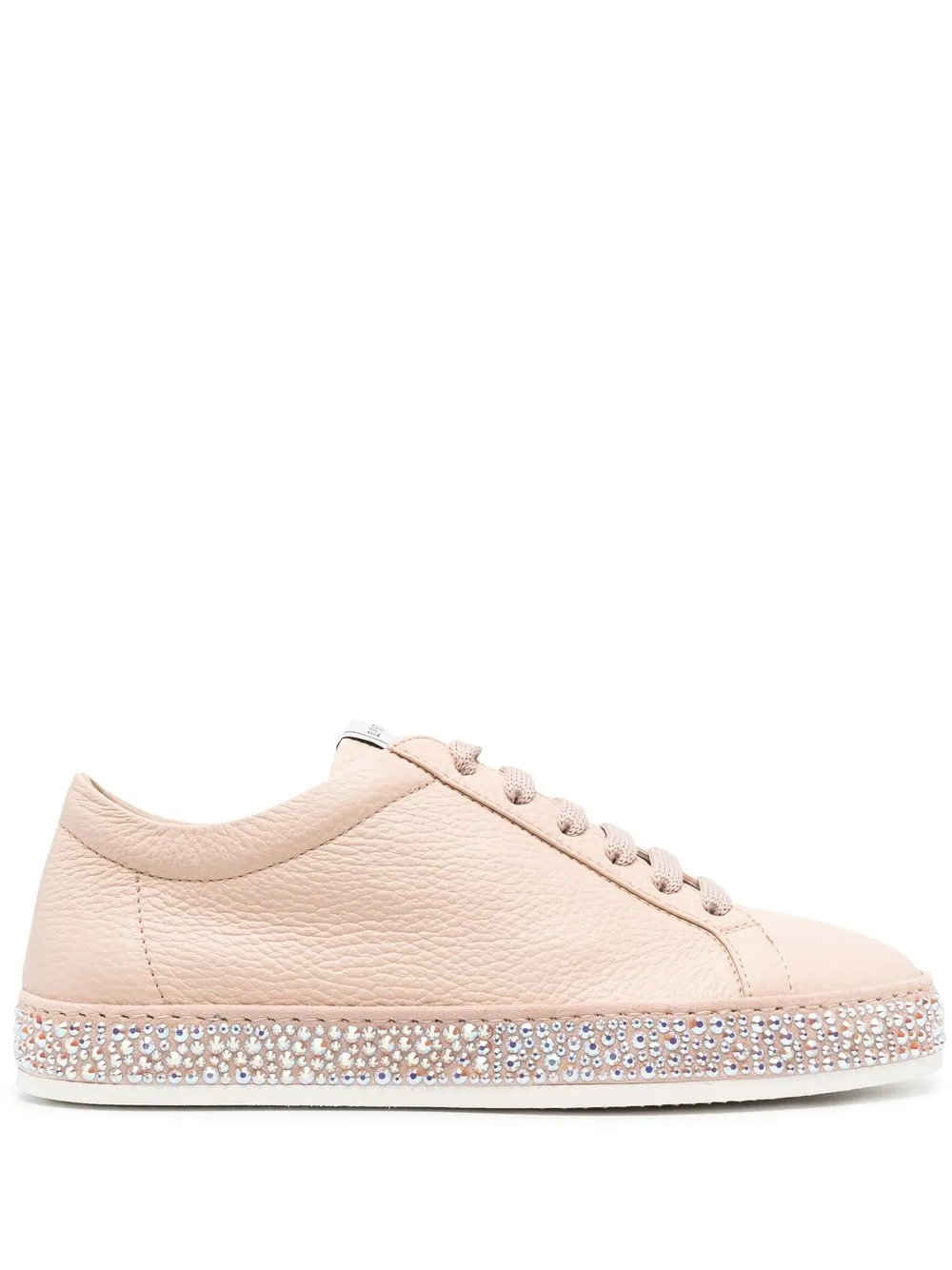 Le Silla rhinestone embellished low-top sneakers Pink