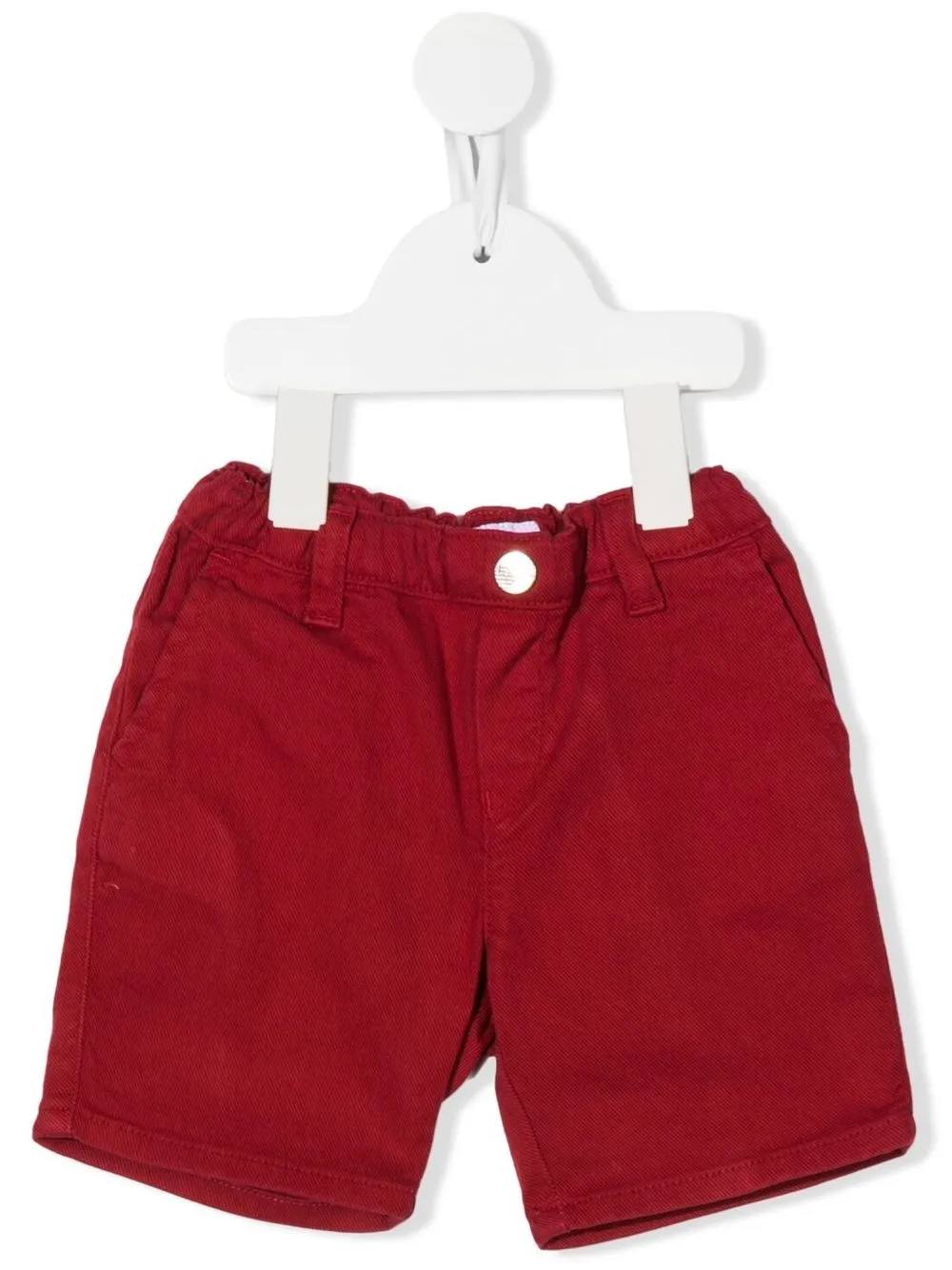 

Emporio Armani Kids bermudas con tiro medio - Rojo