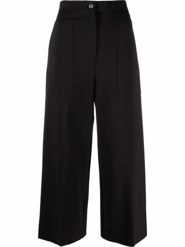 PINKO wide-leg Cropped Trousers - Farfetch