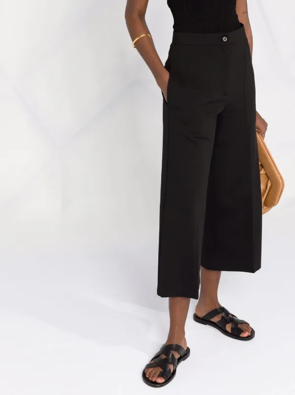 PINKO wide-leg Cropped Trousers - Farfetch