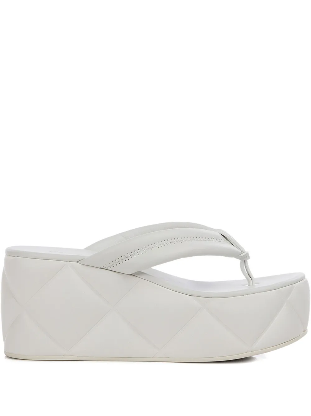 Le Silla quilted platform sandals | White | Image 1