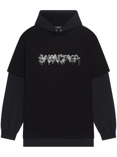 Vetements Black Bling Bling Hoodie for Men