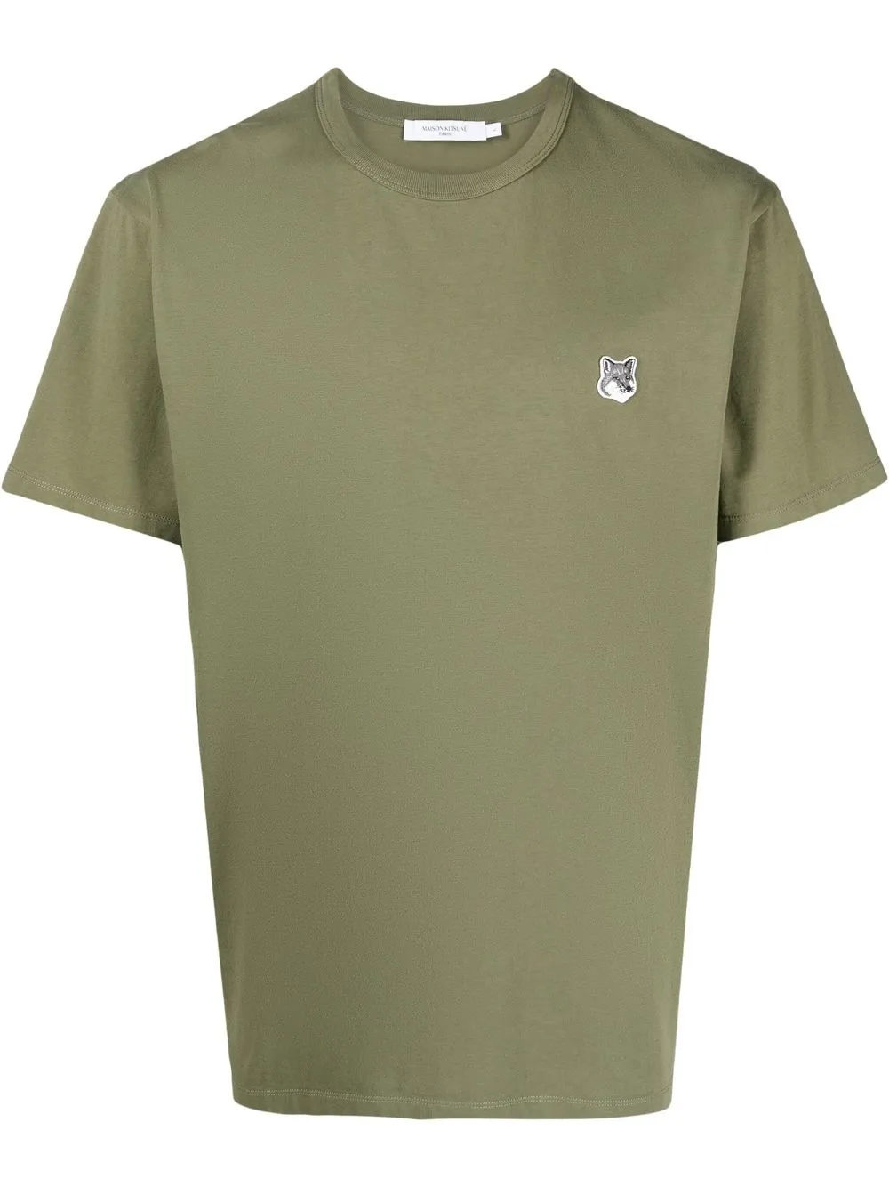 

Maison Kitsuné chest logo-patch T-shirt - Green