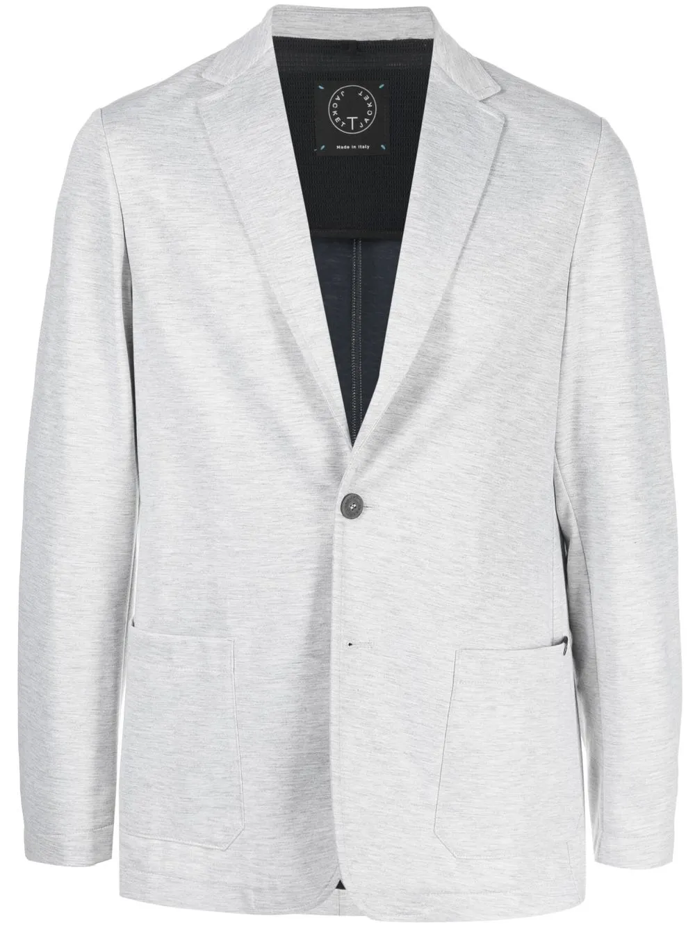 

Tonello blazer con botones y efecto de melange - Gris