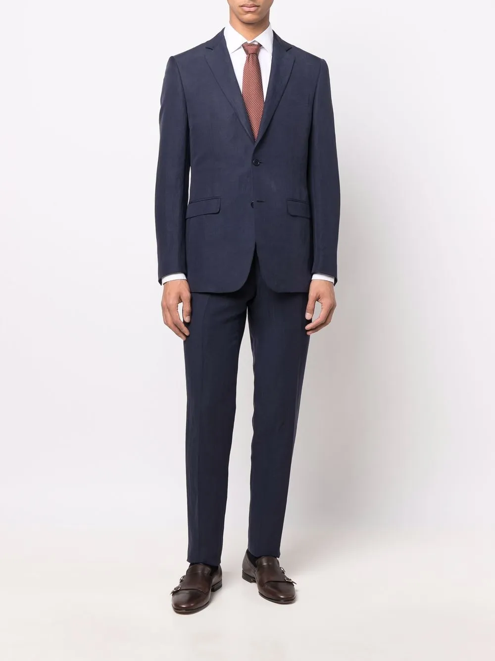 Canali Pak met enkele rij knopen - Blauw