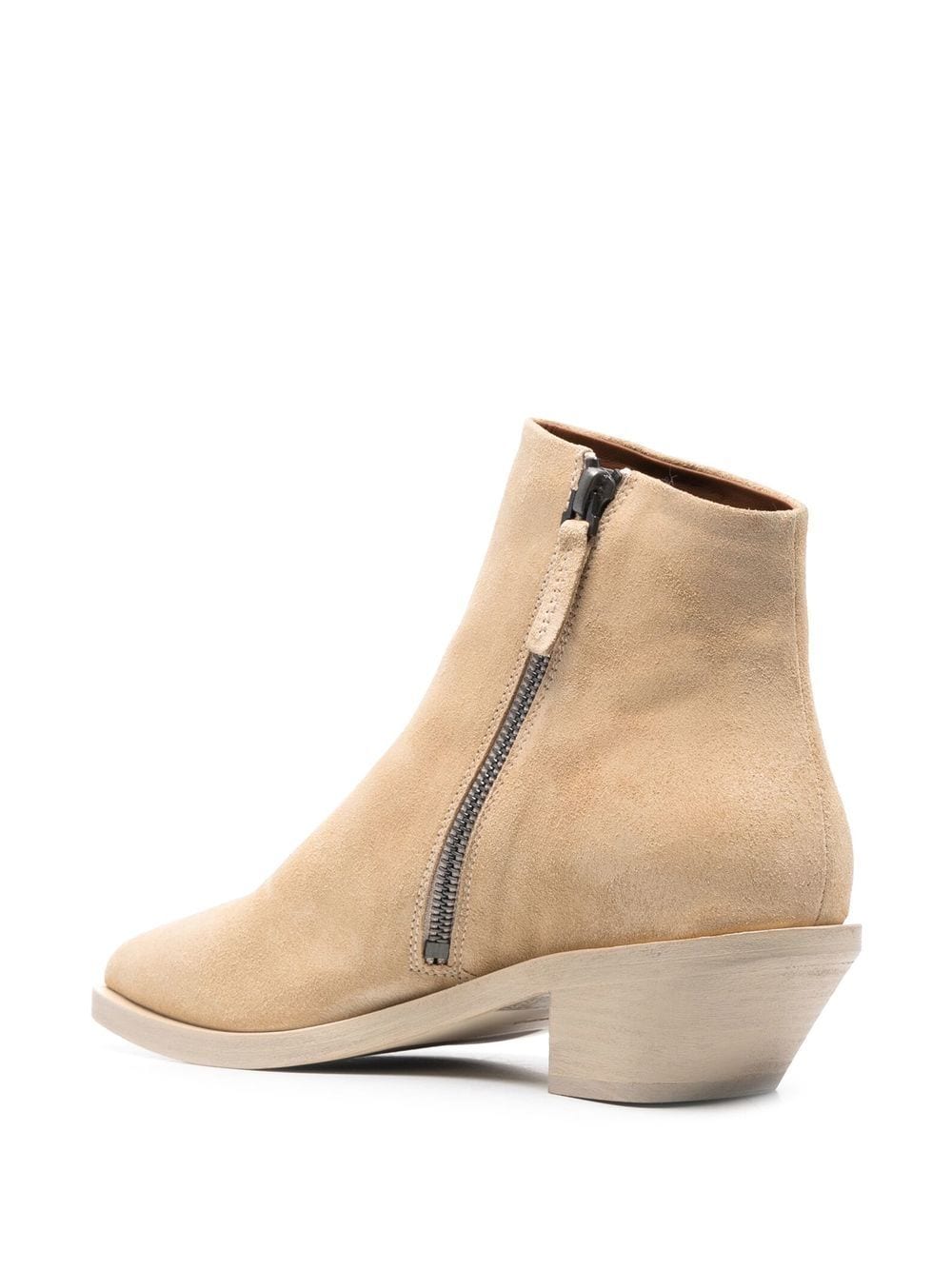 Shop Marsèll Stuzzichello Suede Boots In Neutrals