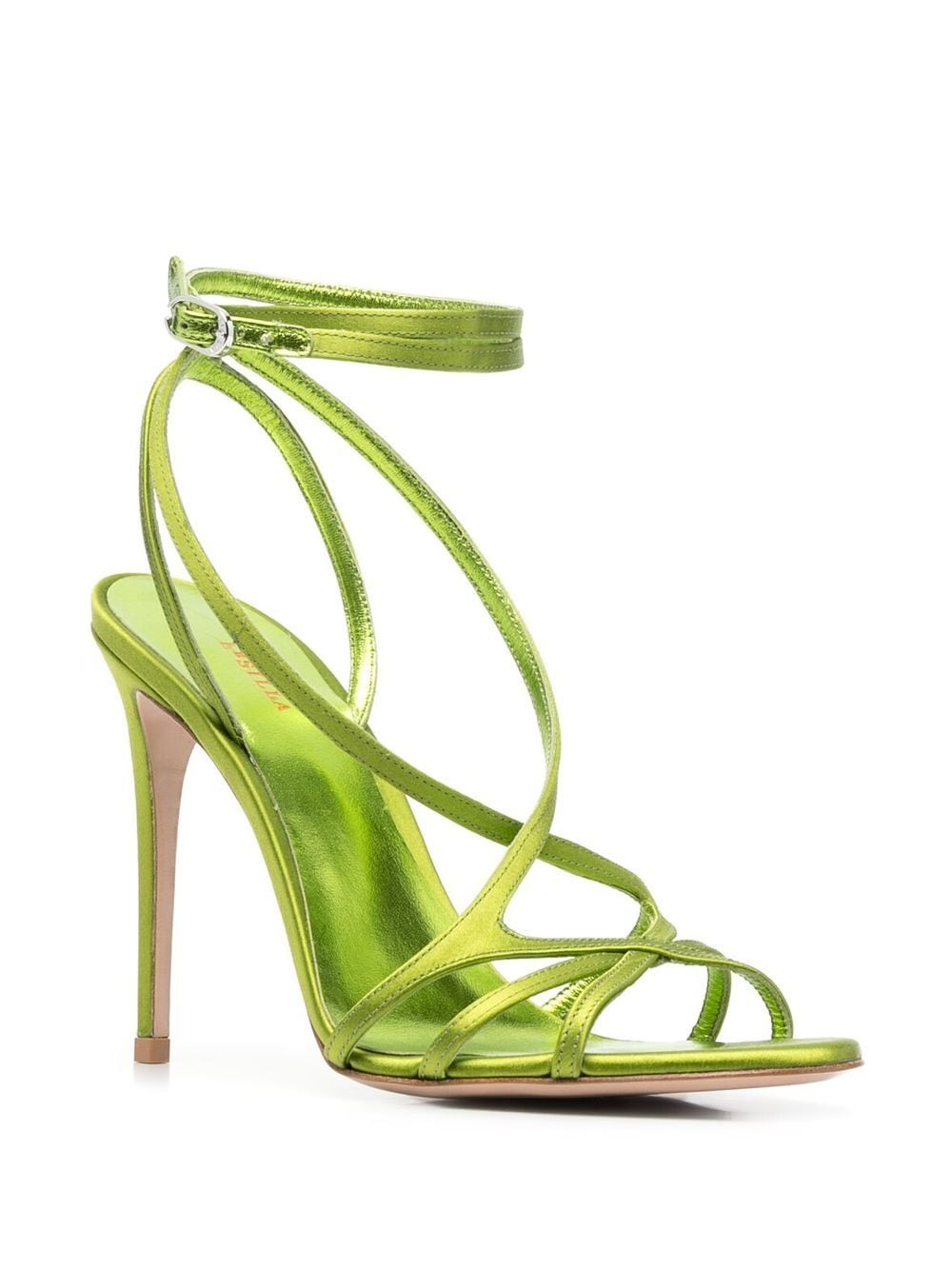 Le Silla Belen Strappy Sandals In Green | ModeSens