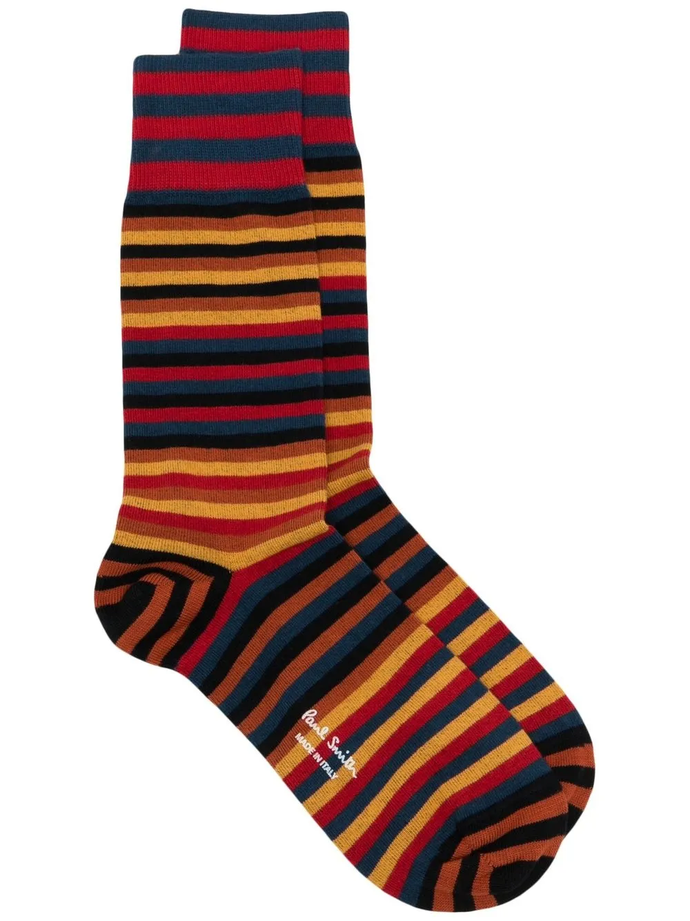 

Paul Smith stripe-print ankle socks - Red