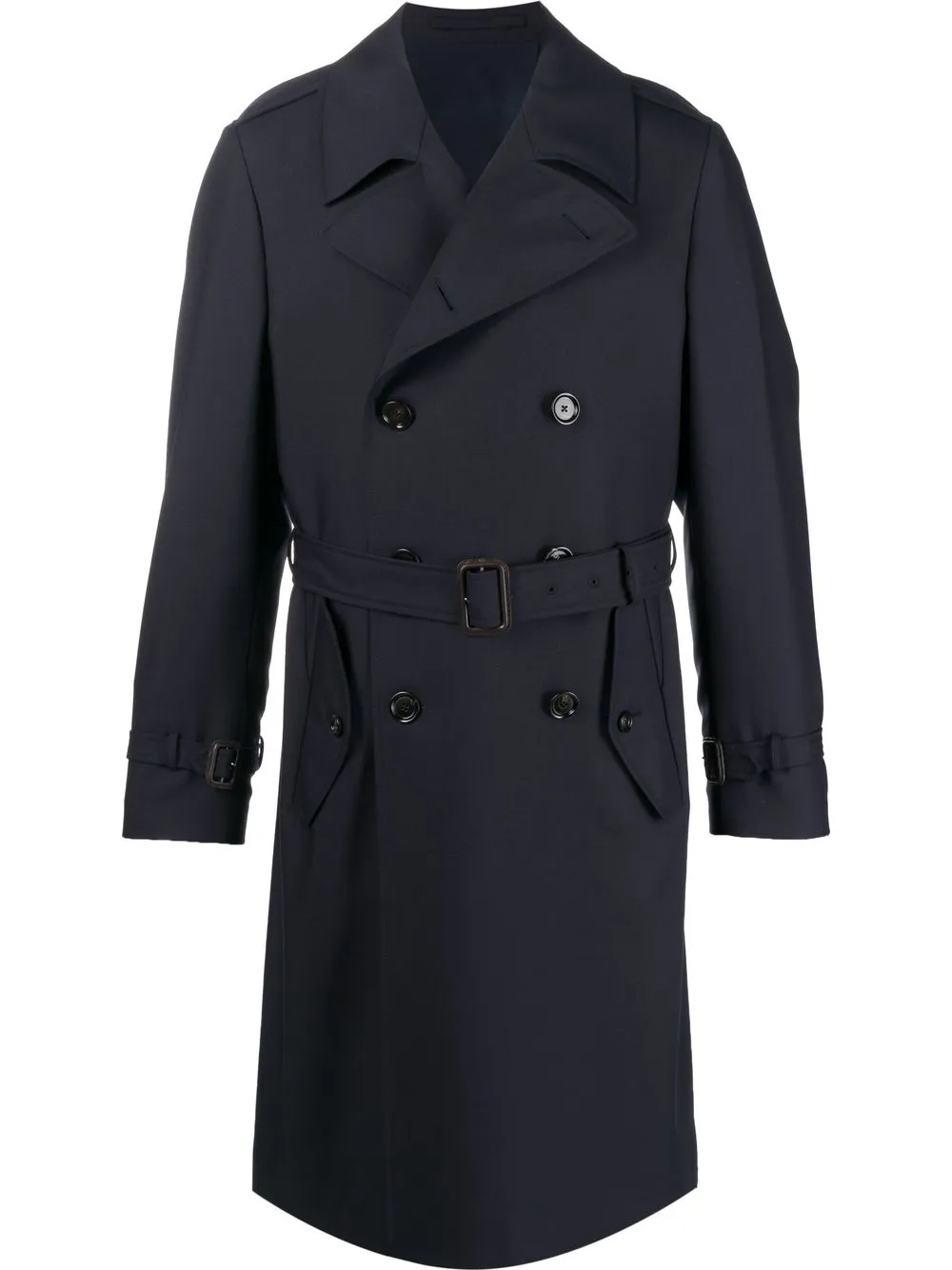 

Lardini double-breasted trench coat - Blue