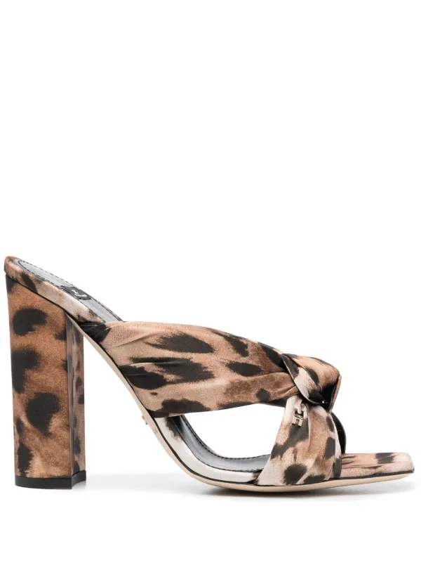 Elisabetta Franchi Sandalias Con Estampado De Leopardo y Tacón De 110mm -  Farfetch