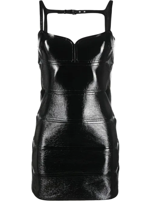Robe courte à découpes - Courrèges - Modalova