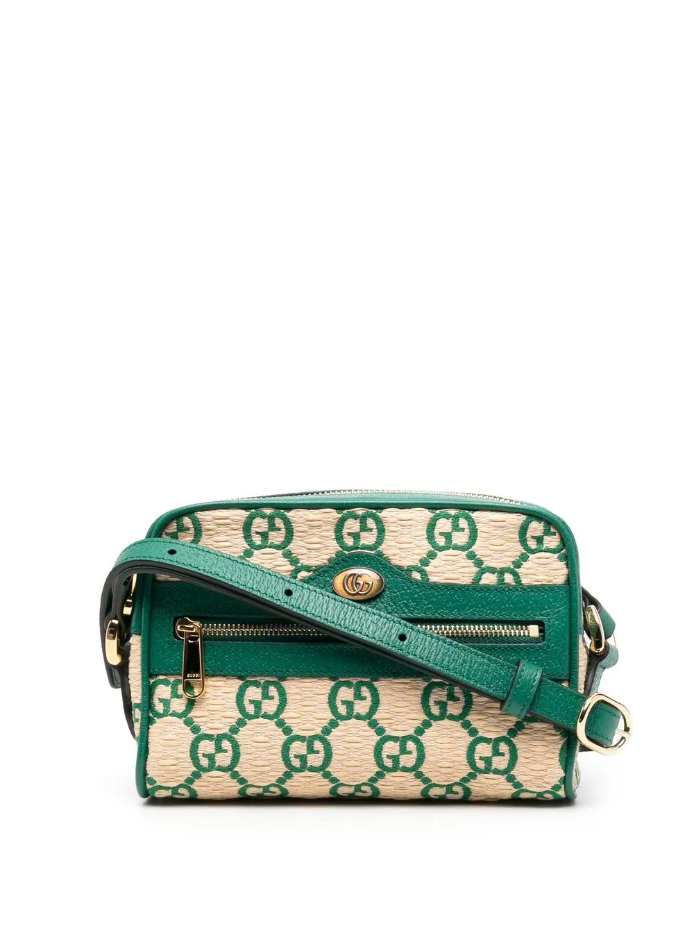 Gucci Ggcanvas Crossbody Bag In Green ModeSens