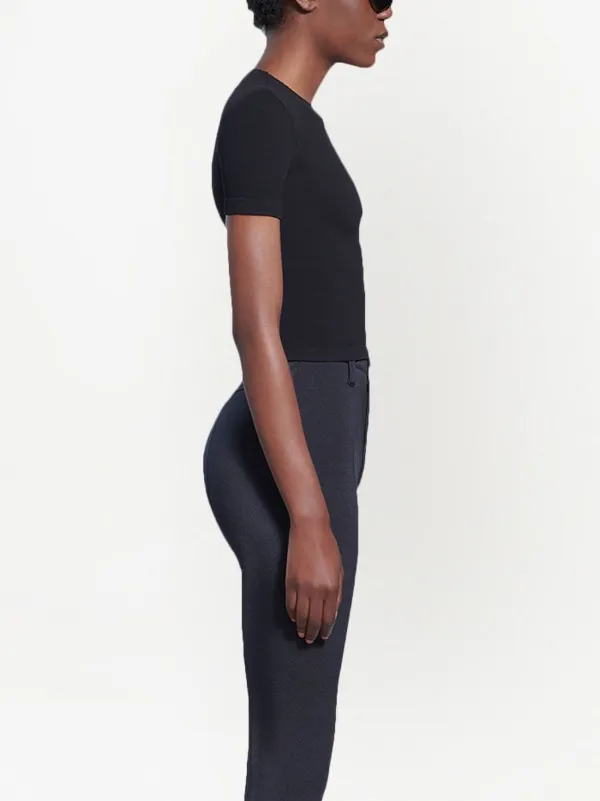 balenciaga cropped t shirt