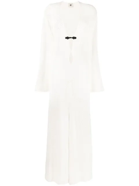 The Garment robe longue Tanzania en maille pointelle