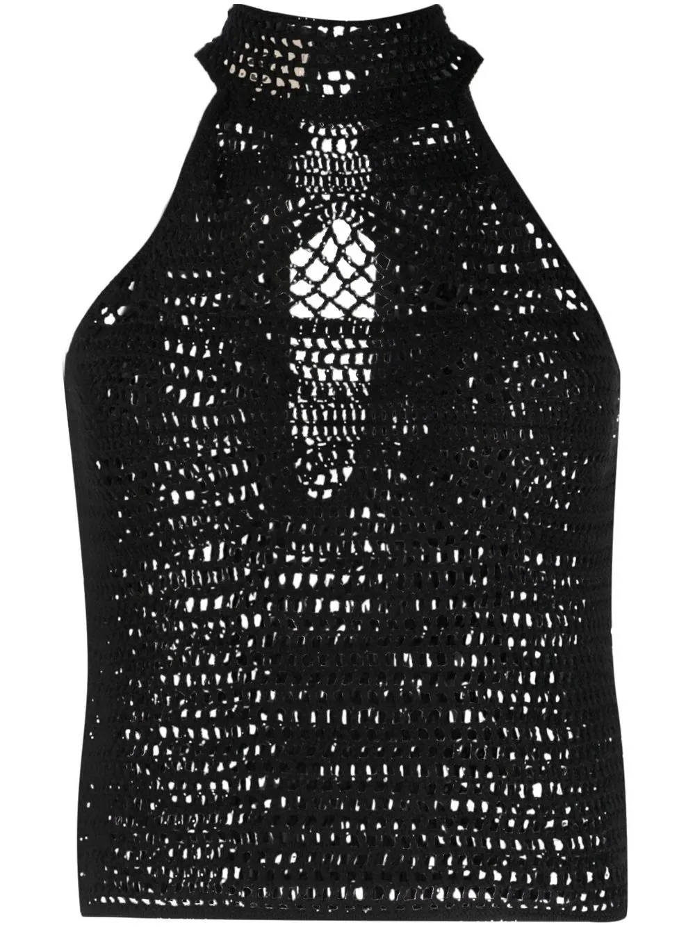 The Garment crochet-knit halterneck top