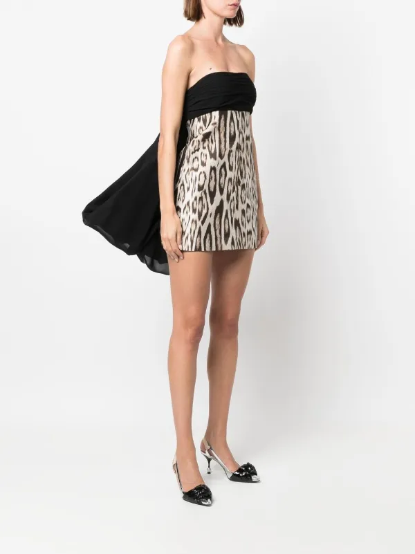Giambattista Valli oversized-bow animal-print Dress - Farfetch