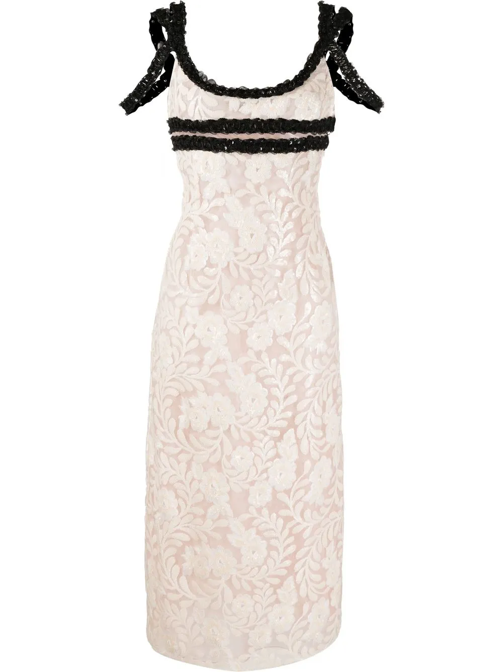 

Giambattista Valli floral-lace midi dress - White