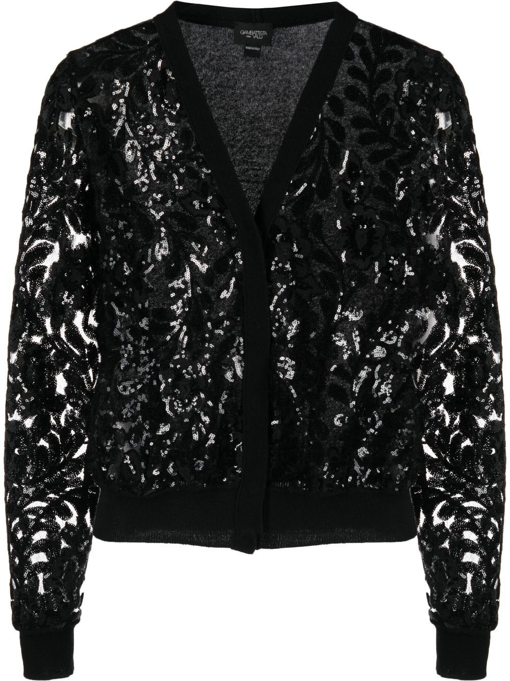 

Giambattista Valli sequin-embellished cardigan - Black