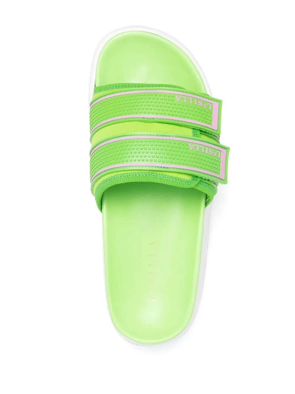 Le Silla Poolside Platform Sandals In Green