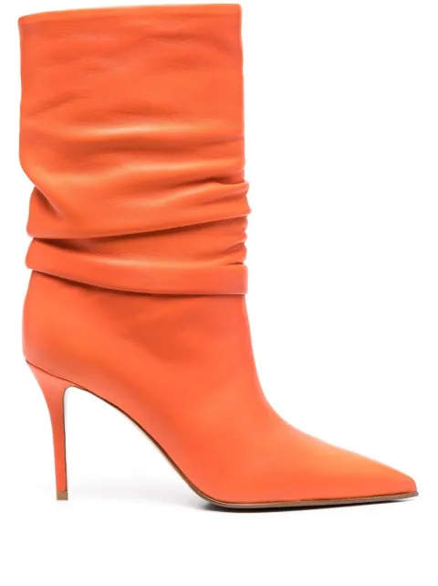 Le Silla Eva 95mm ruched ankle boots