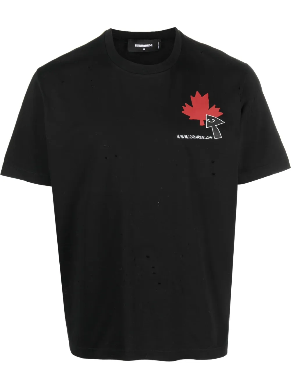 

Dsquared2 logo-print cotton T-shirt - Black