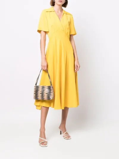 short-sleeve midi dress | Birélin 