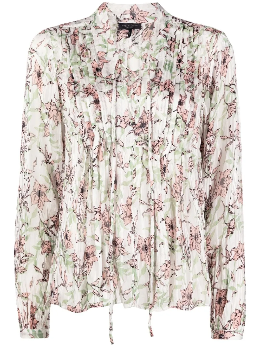 

Rag & Bone blusa con estampado floral - Blanco