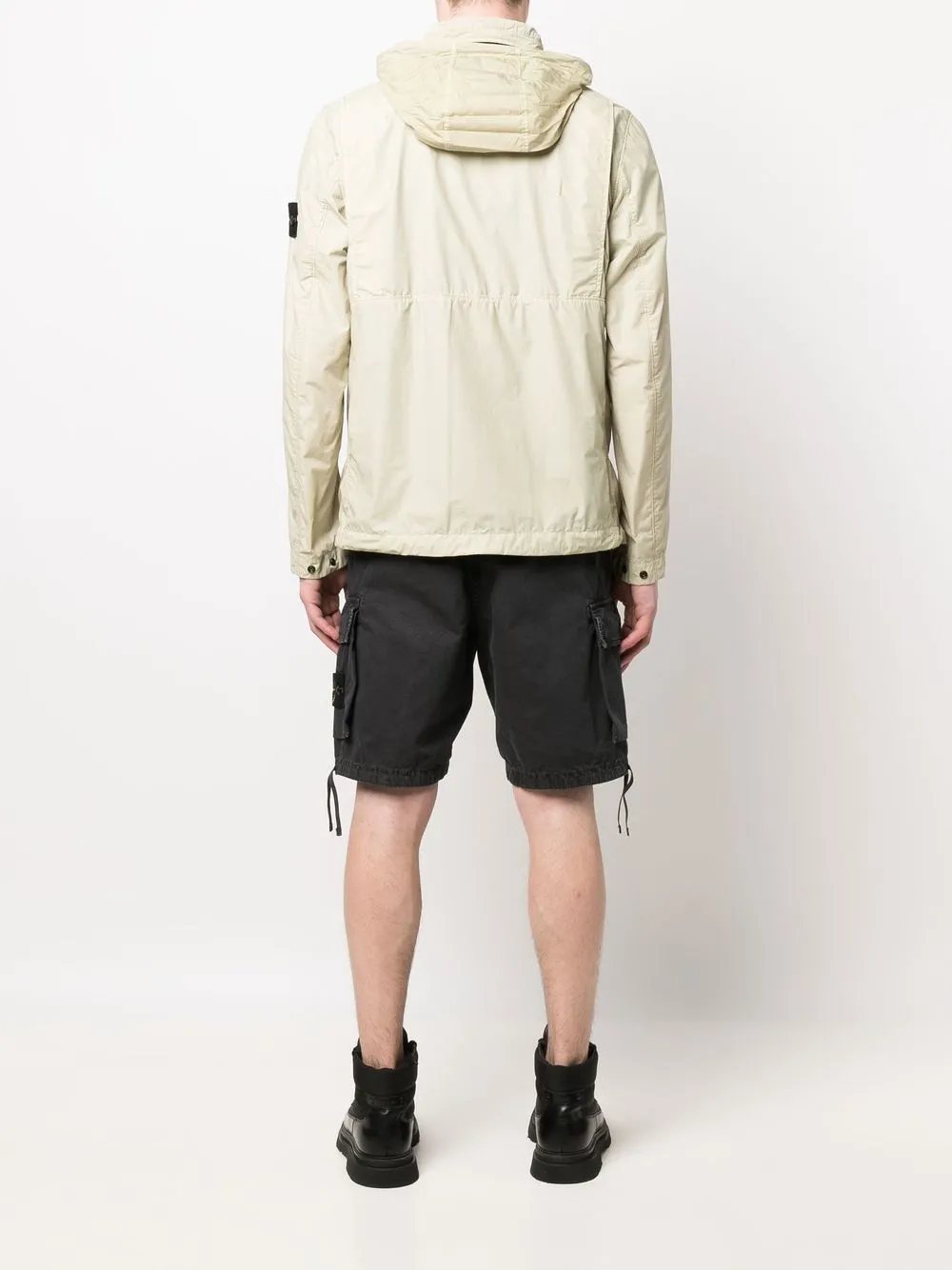 Compass-Patch Zip-Up Jacket